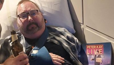 Brain tumour patient gets Peter Kay show wish