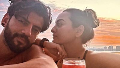 Sonakshi Sinha shares romantic poolside pictures with Zaheer Iqbal from their honeymoon