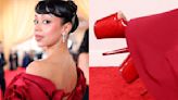 Liza Koshy Goes Daring in 7-Inch Pleaser Shoes on Oscars 2024 Red Carpet