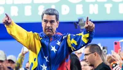 Protestas en Caracas por resultados electorales en Venezuela