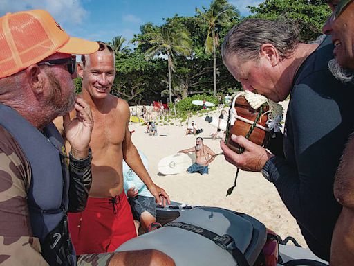 Beloved Oahu surfer and lifeguard Tamayo Perry is celebrated