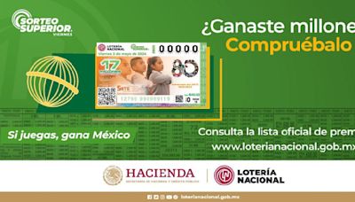 Lotería Nacional: Resultados del Sorteo Superior 2805 del 3 de mayo de 2024