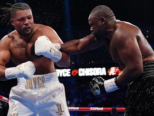 Veteran Chisora outpoints Joyce in London slugfest