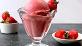 Frozen delight: Homemade fresh strawberry yogurt is packed with vitamins