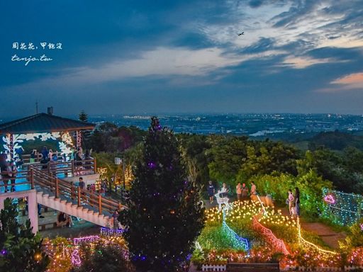 桃園百萬夜景瞭望台！大古山寵物友善咖啡 看桃園機場飛機起降