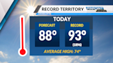 Thursday Outlook: Near-90 temps as heat cranks up around Charlotte