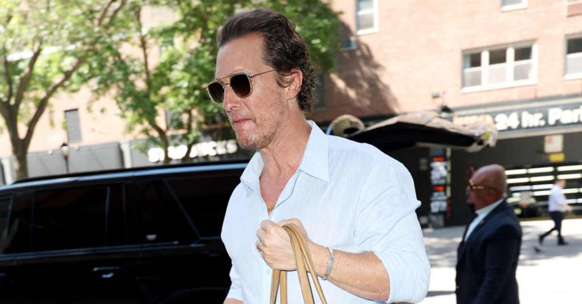 Matthew McConaughey Just Rocked One of Florsheim's Best Dress Sneakers, and They're 50% Off Right Now