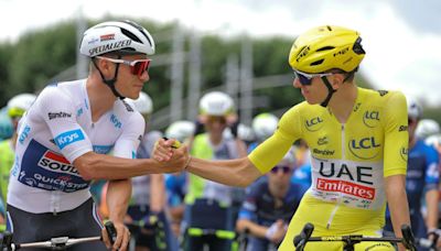 Tadej Pogačar pins favourite tag on second-placed Remco Evenepoel for Tour de France stage 7 time trial