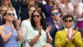 Who is in the Royal Box at Wimbledon today?