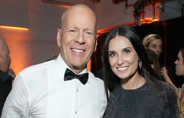 Demi Moore Visits Ex-Husband Bruce Willis “Every Week” Amid Dementia Battle