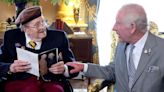 King gives 100th birthday card to D-Day veteran