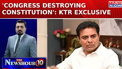 KTR Exclusive: BRS Working Prez KT Rama Rao Interview- 'Cong Destroying Samvidhan'| Newshour Agenda
