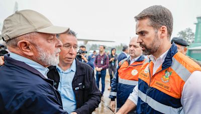 Leite vê "situação de guerra" com chuvas no Rio Grande do Sul; Lula promete recursos