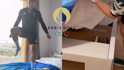 Atletas presumen camas "anti-sexo" de cartón para Juegos Olímpicos