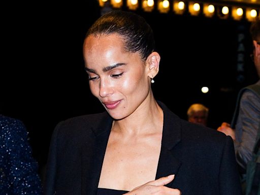 Zoë Kravitz's Super Sheer Look Is Perfect for a Summer Night Out