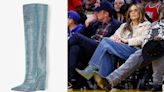 Jimmy Choo’s ‘Blake’ Glitter Boots Shine Courtside at Lakers Game With Jennifer Lopez