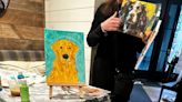 PHOTOS: Round of a paws — Aspen service dog paint and sip event raises big funds