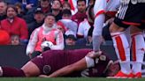 La CURIOSA imagen del hijo de Martín Demichelis en pleno partido de River ante Lanús