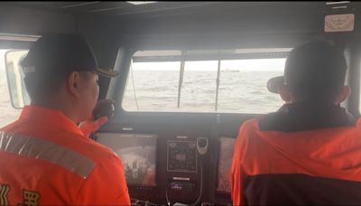 中共海警船闖金馬禁限水域 遭台灣海巡署驅離