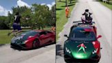 IShowSpeed Jumps Over Speeding Lamborghini: 'First Person in the World'