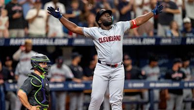 Jhonkensy Noel hits 2-run pinch-hit homer in the 8th as the Cleveland Guardians beat the Tampa Bay Rays, 4-2