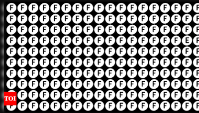 Optical Illusion: Only those with sharp vision can find 'E' in this image | - Times of India