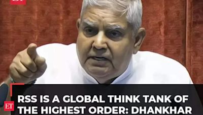 Jagdeep Dhankhar defends RSS in Rajya Sabha, says organisation a 'global think tank of the highest order'