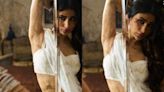 Mouni Roy Oozes Vintage Elegance In A White Saree From Anuki - News18