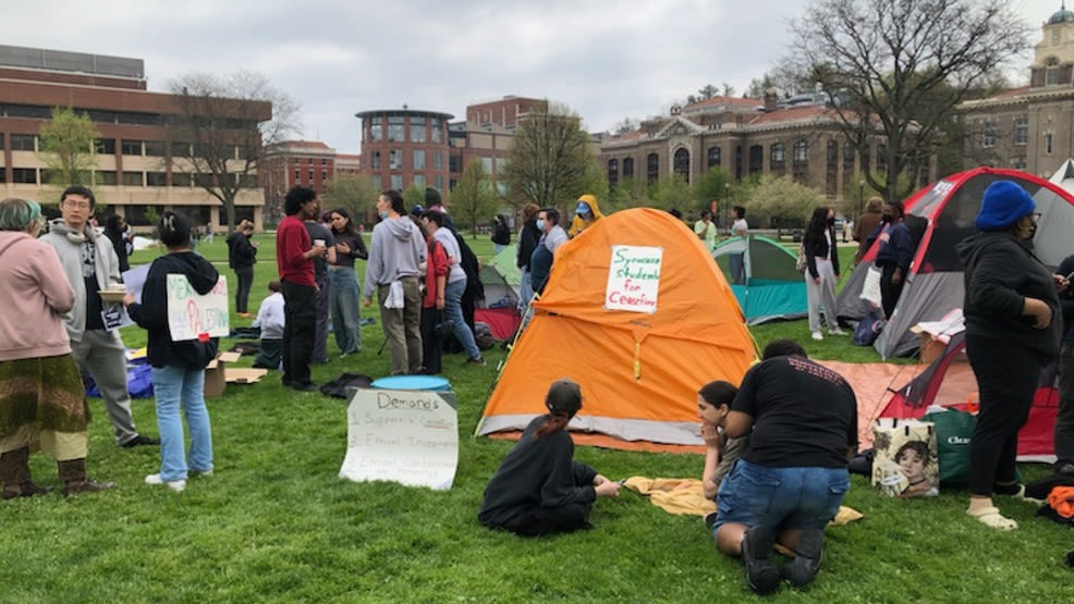 Syracuse University joins nationwide campus movement demanding divestment from Israel