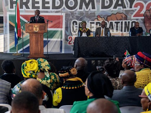 South Africa marks Freedom Day ahead of tense election