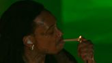 Watch: Wiz Khalifa lights joint on stage hours before being arrested for drug possession