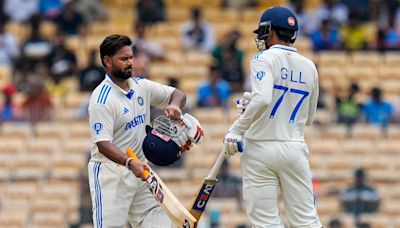 Rishabh Pant reacts after Shubman Gill accuses India wicketkeeper of trying to break his bat