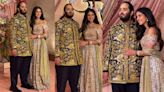 Anant Ambani and Radhika Merchant dazzle in glitter outfits on their Sangeet ceremony, watch video