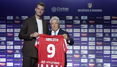 Sorloth: "Me gusta jugar con los mejores jugadores, por eso he venido al Atlético"