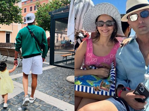 Alia Bhatt shares Ranbir Kapoor and Raha’s adorable father-daughter moment from Italy. See