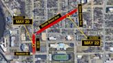 Road closures near connector trail from downtown South Bend to Notre Dame