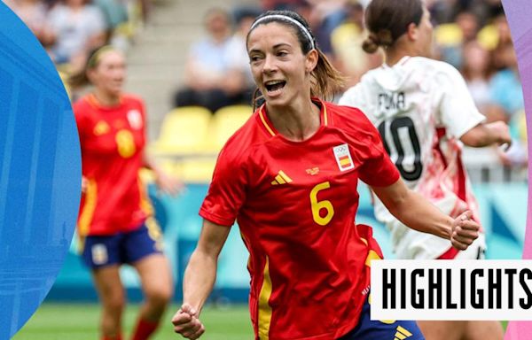 Olympic football highlights: Spain beat Japan 2-1