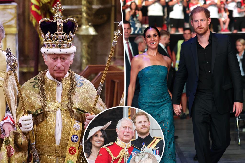 Prince Harry and Meghan Markle ‘ruined’ Charles’ first year as King by ‘cashing in’ on royal name: expert