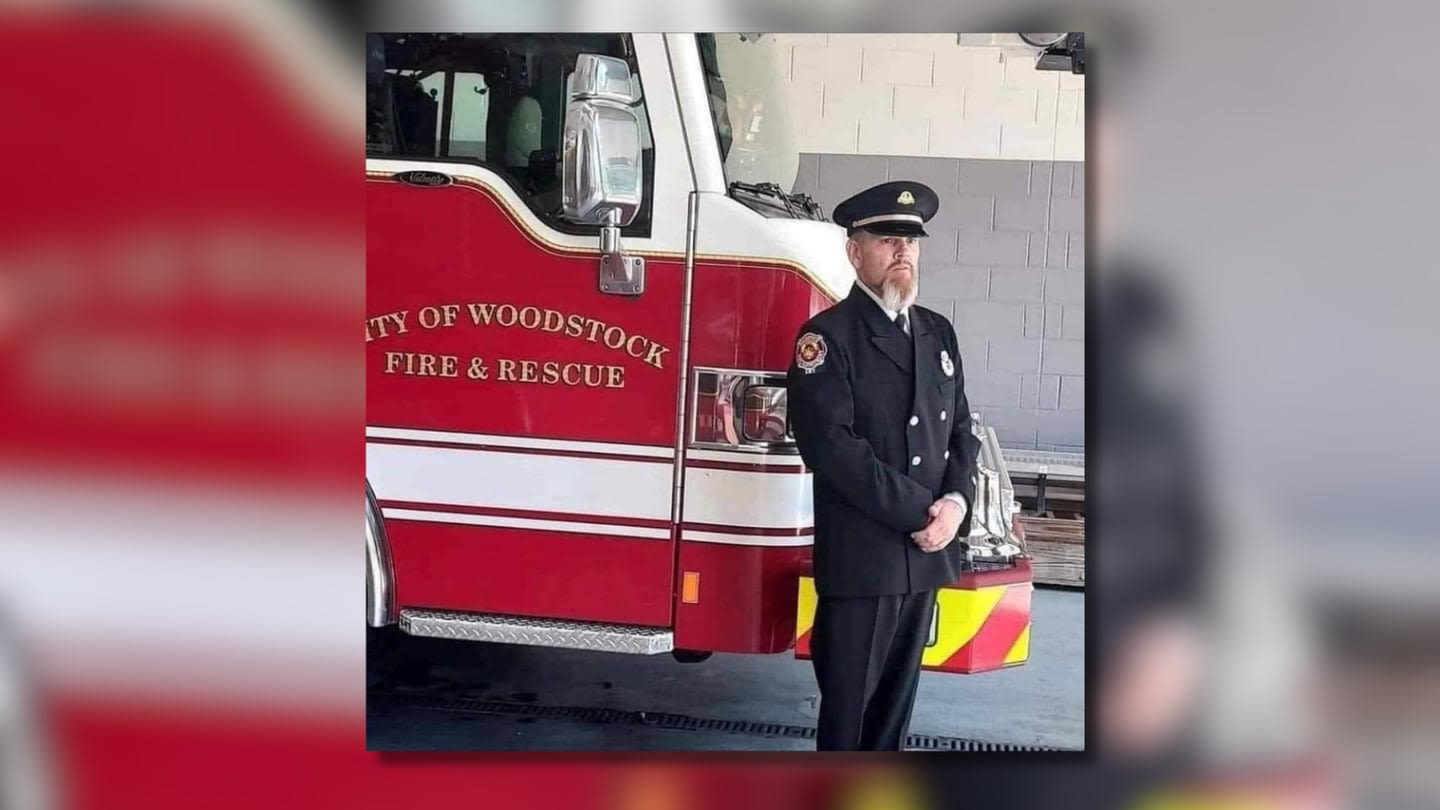 ‘He has fought the good fight:’ Woodstock firefighter dies after long battle with cancer