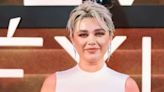 Florence Pugh goes braless in her third white dress of the Dune press tour