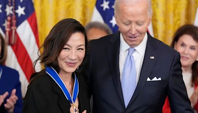 Biden awards the Medal of Freedom to Nancy Pelosi, Medgar Evers, Michelle Yeoh and 15 others