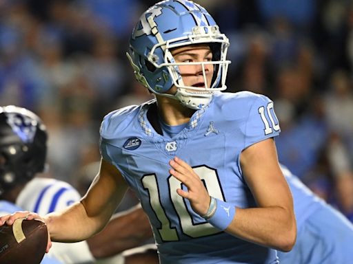 WATCH: Patriots QB Drake Maye arrives for rookie minicamp