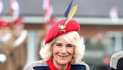 Queen Camilla Pays Tribute to Queen Elizabeth by Wearing Her Skull and Crossbones Brooch