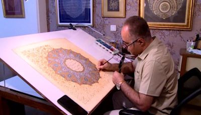伊朗純手工彩繪圖耗時需半年 被聯合國列為非物質文化遺產