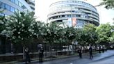 Pro-Palestine protestors release insects at Watergate Hotel in protest of Netanyahu visit