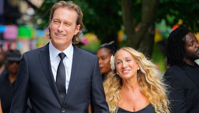 Sarah Jessica Parker and John Corbett film And Just Like That...in NYC