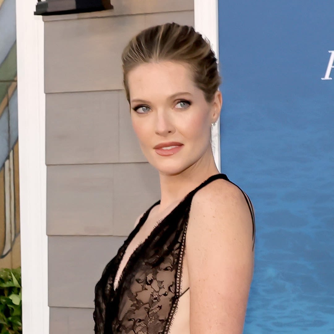 White Lotus' Meghann Fahy Debuts Daring Sheer Lingerie Look on Red Carpet - E! Online