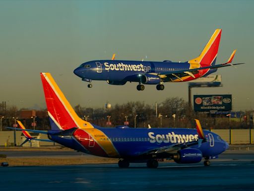 Southwest Airlines says a key measure of pricing power will be weaker than expected in 2Q