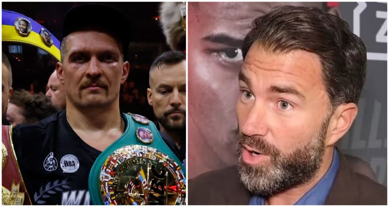 Eddie Hearn explains why Oleksandr Usyk should be stripped of IBF heavyweight title