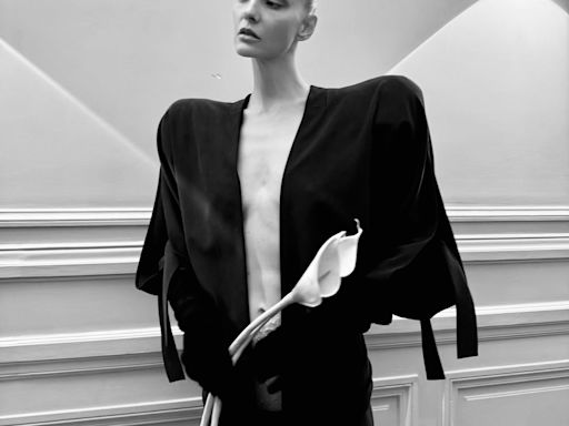 Caroline Trentini exibe bastidores de desfile de alta-costura